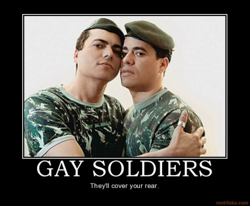 gay soldiers military challenge demotivational poster 1254138670