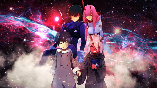 anime darling in the franxx galaxy hiro darling in the franxx wallpaper preview