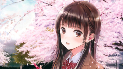 anime cute school girl p2