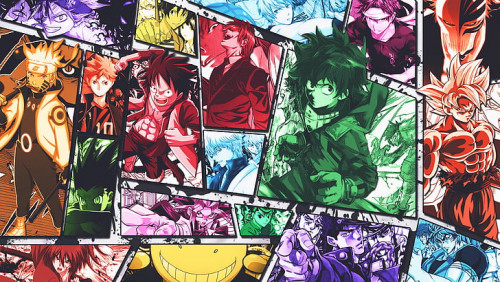 Anime crossover wallpaper