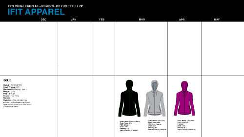 iFIT Apparel FY22 Visual Line Plan Women's Apparel Page 12