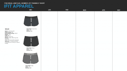 iFIT Apparel FY22 Visual Line Plan Women's Apparel Page 08