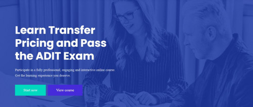 Online transfer pricing course, transfer pricing education, international tax courses, Adit transfer pricing, Tax Intelligence and Training, International taxation courses and Advanced Diploma in International Taxation.

https://www.startaxed.com/
