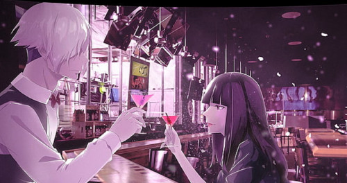 bar drink anime girls death parade wallpaper preview (1)