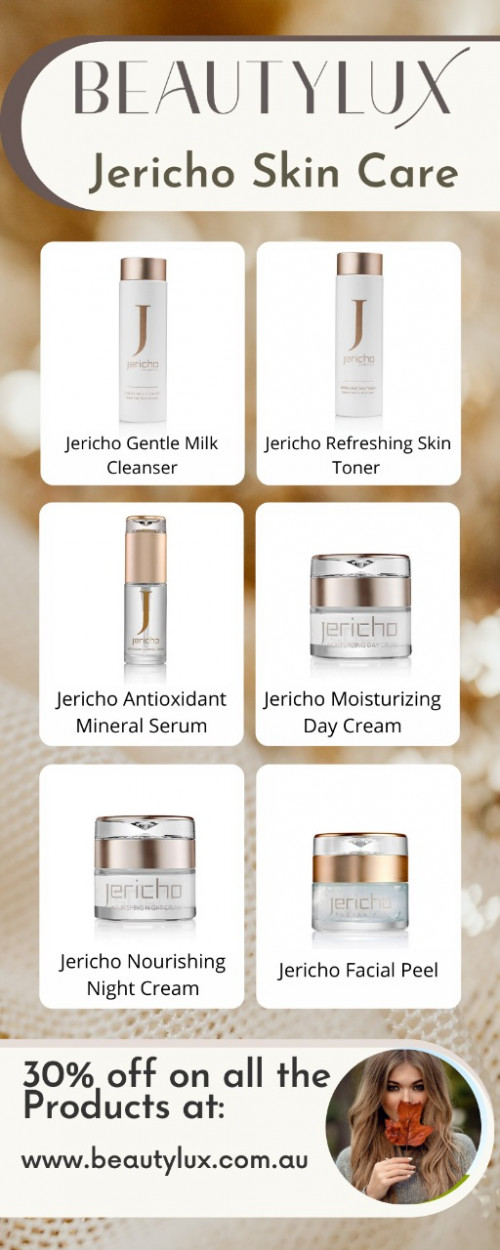 If you want to get best anti aging skin care products in australia then you can visit on Beautylux.com.au . It is the one of the best leading company that provide skin care products at resonable price.

https://beautylux.com.au/collections/all-skin-types