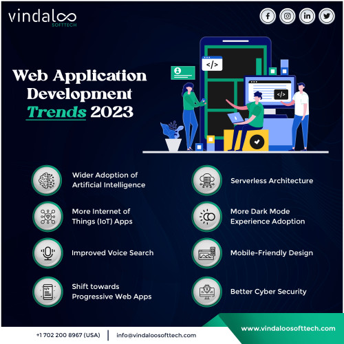 Trends help define and predict the customers' current demands and guide businesses in fine-tuning their strategies. Here are the Web Application Development Trends that we predict for the year 2023.