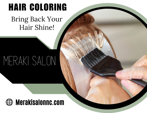 If you are ready for a bold new look, try our different coloring services at Meraki Salon. The expertise team here has an immense amount of experience who uses the right methods for conveniently setting the hair. Send us an email at infomerakisalonnc@gmail.com for more details.