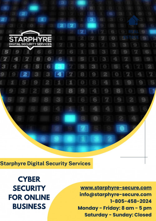 Protect your business with our cyber security for online business, these vital cybersecurity practices. Learn how to secure your website, implement access controls, train employees, and develop an incident response plan. Stay compliant with regulations, conduct regular testing, and consider cyber insurance for added protection. Safeguard your data, operations, and reputation in the digital realm.

Visit: https://www.starphyre-secure.com/