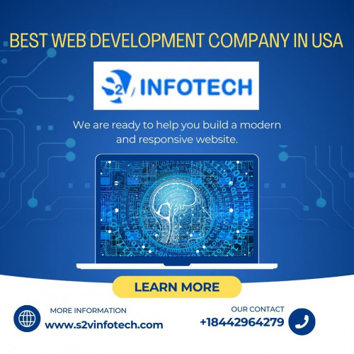 Best web development company USA  s2vinfotech have a staff of knowledgeable experts who are up to date on the newest trends and technology. You must first have a website before you can start your digital adventure. For a large income, it would be ideal if you hired a Best web development company USA  s2vinfotech to create a website that accurately represents your company and brand online. You can collaborate with one of the top web development companies in the USA s2vinfotech to create a highly dynamic website. Visit https://www.s2vinfotech.com/ or call on our toll free number +18442964279. 
If you looking for:	
# Best web development company USA
# Website development near me
# E-Commerce website development Company