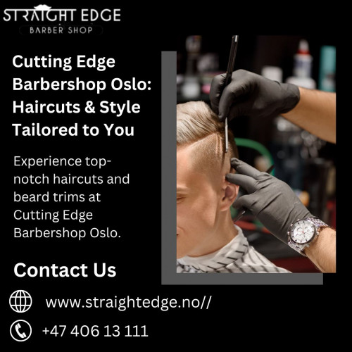 Experience top-notch haircuts and beard trims at Cutting Edge Barbershop Oslo. Our skilled barbers are dedicated to creating a personalized look that reflects your unique style. Whether you're seeking a classic fade, a modern pompadour, or anything in between, we have the expertise to deliver exceptional results. Book your appointment today and discover the Cutting Edge difference! Visit our Website: https://www.straightedge.no/services/