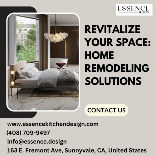 Transform your living space with our expert home remodeling services. From kitchen upgrades to bathroom renovations, we specialize in enhancing functionality and style. Our skilled team handles every detail, ensuring impeccable craftsmanship and personalized solutions tailored to your needs. Elevate your home's aesthetic appeal and maximize its potential with our comprehensive remodeling expertise.

Visit: https://essencekitchendesign.com/home-remodeling/