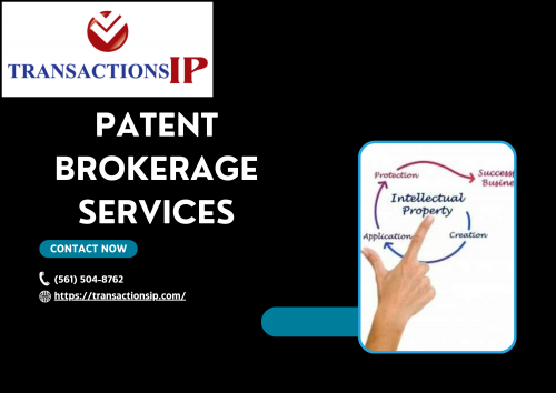 Are you looking for expert patent brokerage services? Trust Transactions IP to innovate confidently. Our team specializes in facilitating patent transactions, ensuring seamless deals for inventors and businesses alike. With extensive industry experience, we offer tailored solutions to match your needs, maximizing the value of your intellectual property. Partner with us for reliable and efficient patent brokerage services.

Visit Here:- https://transactionsip.com/transactions-services/broker-advantages/