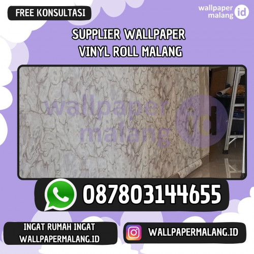 Wallpaper Vinyl Roll Malang