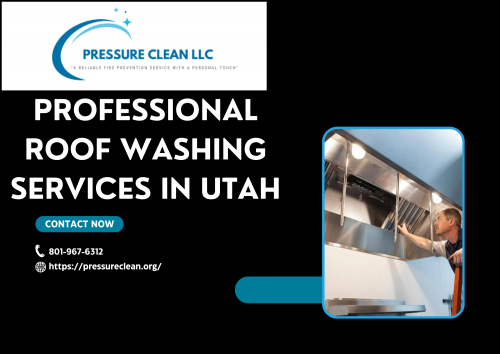 Are you looking for expert roof-washing services in Utah? Pressure Clean LLC offers professional solutions for roof cleaning, ensuring your property maintains its pristine appearance and longevity. Our experienced team uses advanced techniques to remove dirt, grime, and moss, safeguarding your roof's integrity. Trust us for efficient and affordable roof cleaning services in Utah.

Visit Here:- https://pressureclean.org/