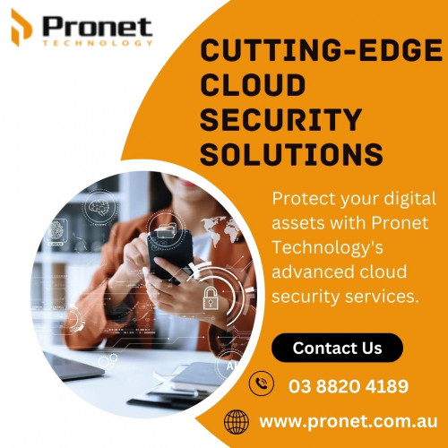 Protect your digital assets with Pronet Technology's advanced cloud security services. Our solutions are tailored to fortify your cloud infrastructure against cyber threats, keeping your sensitive data confidential, available, and secure. We provide comprehensive cloud security solutions to safeguard your operations and reputation. Partner with us for peace of mind as you navigate the digital landscape. Visit  our website: https://www.pronet.com.au/cloud-security/