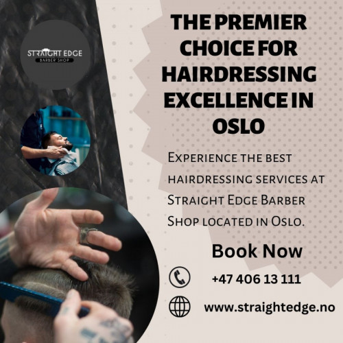 Experience the best hairdressing services at Straight Edge Barber Shop located in Oslo. Our skilled stylists are committed to providing you with accurate haircuts, exceptional styling, and top-quality customer service. We have earned a reputation as the best hairdresser in Oslo, and every visit to our shop ensures a rejuvenating and unforgettable grooming experience. Come and visit us today to transform your look with the highest level of barbering craftsmanship. Our website: https://www.straightedge.no/
