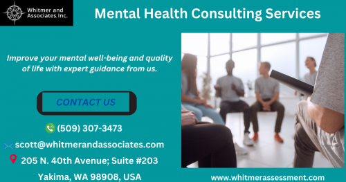 Seeking guidance on mental health concerns? Whitmer and Associates Inc. provides mental health consulting services tailored to your needs. From individual support to organizational strategies, our team offers expertise to navigate challenges, promote well-being, and foster a healthier, more resilient environment. Schedule a free consultation today!

Visit: https://www.whitmerassessment.com/consulting-services
