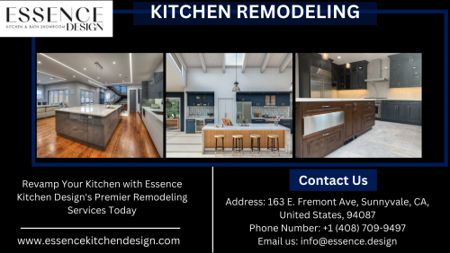 Essence Kitchen Design offers kitchen remodeling services to design and build your dream kitchen. Our expert team combines innovative design solutions with top-quality materials to create a kitchen that reflects your style and enhances your home's functionality. Transform your kitchen with us today!

Visit: https://essencekitchendesign.com/kitchen-remodeling/