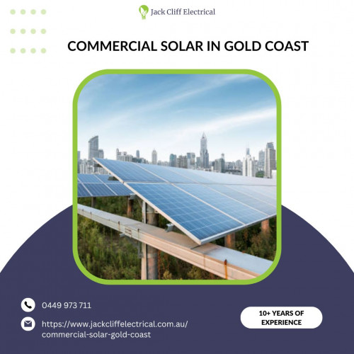 Explore the benefits of commercial solar in Gold Coast for your business. Reduce operating costs and environmental impact with our tailored solar solutions. Our expert team ensures seamless installation and ongoing support, maximizing your energy savings. Embrace sustainability and efficiency with commercial solar in Gold Coast. Contact us to get started on your solar journey.

Visit: https://www.jackcliffelectrical.com.au/commercial-solar-gold-coast