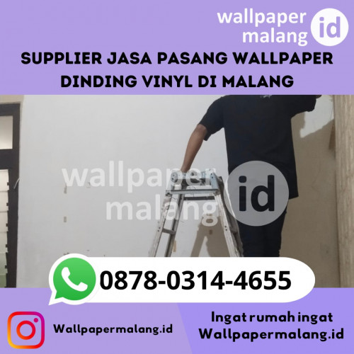 Supplier jasa pasang wallpaper dinding vinyl di malang